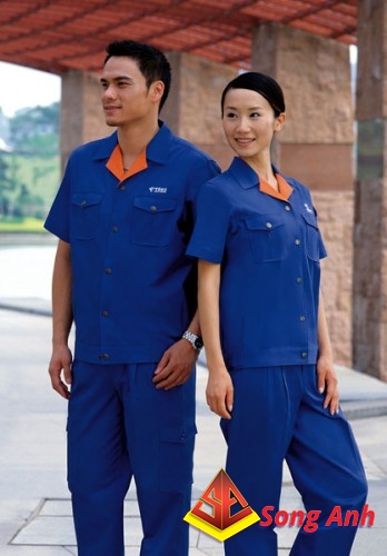 May quần áo công nhân 05